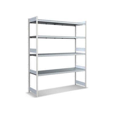 Bito Grand rayonnage Grundfeld Set / 350kg 2499x2066x624 4 niveaux Rayonnage RAL7035 (C1255-0095) - Publicité Bito Grand rayonnage Grundfeld Set / 350kg 2499x2066x624 4 niveaux Rayonnage RAL7035 (C1255-0095) - Publicité