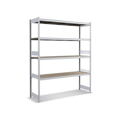 Bito Grand rayonnage Grundfeld Set / 350kg 2499x2066x624 Panneau de particules 4 niveaux galvanisé (C1255-0011) - Publicité Bito Grand rayonnage Grundfeld Set / 350kg 2499x2066x624 Panneau de particules 4 niveaux galvanisé (C1255-0011) - Publicité
