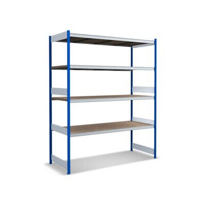 Bito Grand rayonnage Grundfeld Set / 350kg 2499x2066x824 Panneau de particules 4 niveaux RAL5010 (C1255-0048) - Publicité Bito Grand rayonnage Grundfeld Set / 350kg 2499x2066x824 Panneau de particules 4 niveaux RAL5010 (C1255-0048) - Publicité