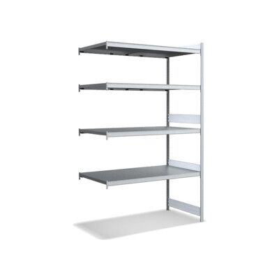 Bito Grande étagère étagère étagère étagère supplémentaire / 350kg 2499x1512x824 étagère 4 niveaux étagère galvanisée (C1256-0018) - Publicité Bito Grande étagère étagère étagère étagère supplémentaire / 350kg 2499x1512x824 étagère 4 niveaux étagère galvanisée (C1256-0018) - Publicité