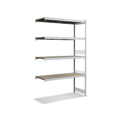Bito grande étagère kit d'extension / 350kg 2499x1512x624 Panneau d'aggloméré 4 niveaux galvanisé (C1256-0005) - Publicité Bito grande étagère kit d'extension / 350kg 2499x1512x624 Panneau d'aggloméré 4 niveaux galvanisé (C1256-0005) - Publicité