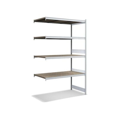 Bito grande étagère kit d'extension / 350kg 2499x1512x824 Panneau d'aggloméré 4 niveaux galvanisé (C1256-0006) - Publicité Bito grande étagère kit d'extension / 350kg 2499x1512x824 Panneau d'aggloméré 4 niveaux galvanisé (C1256-0006) - Publicité