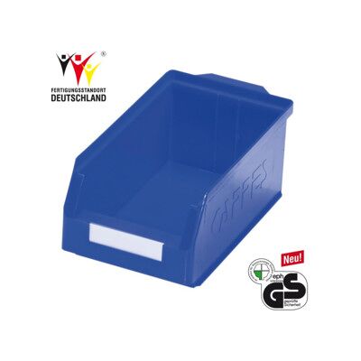 Boîtes de rangement ouvertes L350xl200xH150mm PE bleu ; Kappes (6003.00.0250) - Publicité Boîtes de rangement ouvertes L350xl200xH150mm PE bleu ; Kappes (6003.00.0250) - Publicité