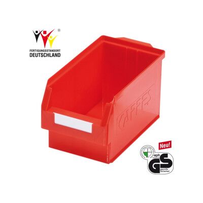 Boîtes de rangement ouvertes L350xl200xH200mm PE rouge ; Kappes (6002.00.0251) - Publicité Boîtes de rangement ouvertes L350xl200xH200mm PE rouge ; Kappes (6002.00.0251) - Publicité