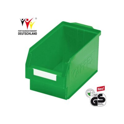 Boîtes de rangement ouvertes L350xl200xH200mm PE vert ; Kappes (6002.00.0253) - Publicité Boîtes de rangement ouvertes L350xl200xH200mm PE vert ; Kappes (6002.00.0253) - Publicité