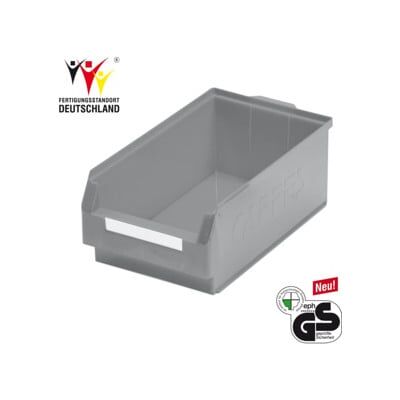 Boîtes de rangement ouvertes L500xl300xH200mm PE gris ; Kappes (6002.00.0154) - Publicité Boîtes de rangement ouvertes L500xl300xH200mm PE gris ; Kappes (6002.00.0154) - Publicité
