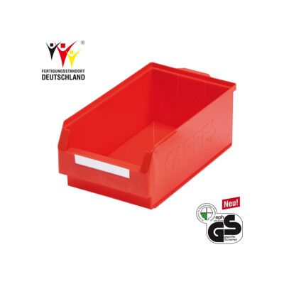 Boîtes de rangement ouvertes L500xl300xH200mm PE rouge ; Kappes (6002.00.0151) - Publicité Boîtes de rangement ouvertes L500xl300xH200mm PE rouge ; Kappes (6002.00.0151) - Publicité