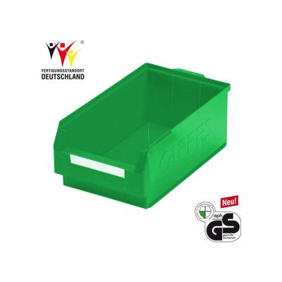 Boîtes de rangement ouvertes L500xl300xH200mm PE vert ; Kappes (6002.00.0153) - Publicité Boîtes de rangement ouvertes L500xl300xH200mm PE vert ; Kappes (6002.00.0153) - Publicité