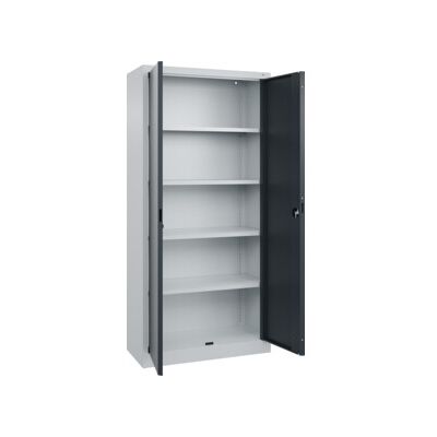 C+P Armoire à portes battantes de bureau Basis PLUS, 1950x930x400mm, 7035/7016 ; C + P Möbelsysteme (0130287-350 S10003) - Publicité C+P Armoire à portes battantes de bureau Basis PLUS, 1950x930x400mm, 7035/7016 ; C + P Möbelsysteme (0130287-350 S10003) - Publicité