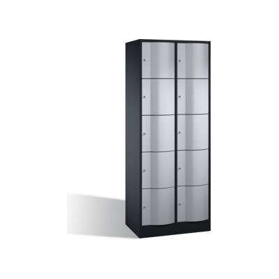 C + P Möbelsysteme C+P Armoire de rangement Resisto, 10 compartiments, H1950xL770xP540mm Avant Corps en aluminium blanc Corps en aluminium noir gris noir ; C + P Möbelsy (8570-272 S10412) - Publicité C + P Möbelsysteme C+P Armoire de rangement Resisto, 10 compartiments, H1950xL770xP540mm Avant Corps en aluminium blanc Corps en aluminium noir gris noir ; C + P Möbelsy (8570-272 S10412) - Publicité