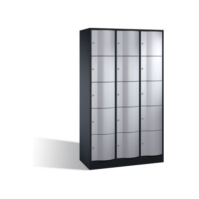 C + P Möbelsysteme C+P Armoire de rangement Resisto, 15 compartiments, H1950xL1150xP540mm Avant Corps en aluminium blanc Corps en aluminium noir gris noir ; C + P Möbels (8570-372 S10754) - Publicité C + P Möbelsysteme C+P Armoire de rangement Resisto, 15 compartiments, H1950xL1150xP540mm Avant Corps en aluminium blanc Corps en aluminium noir gris noir ; C + P Möbels (8570-372 S10754) - Publicité