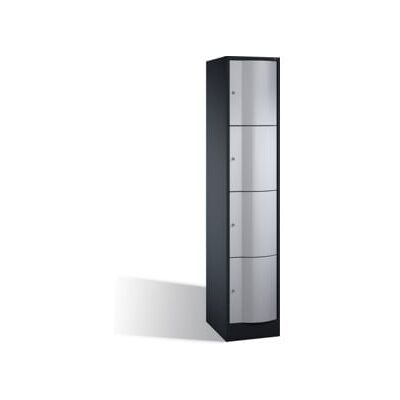 C + P Möbelsysteme C+P Armoire de rangement Resisto, 4 compartiments, H1950xL396xP540mm Avant Corps en aluminium blanc Corps en aluminium noir gris noir ; C + P Möbelsys (8470-172 S10011) - Publicité C + P Möbelsysteme C+P Armoire de rangement Resisto, 4 compartiments, H1950xL396xP540mm Avant Corps en aluminium blanc Corps en aluminium noir gris noir ; C + P Möbelsys (8470-172 S10011) - Publicité