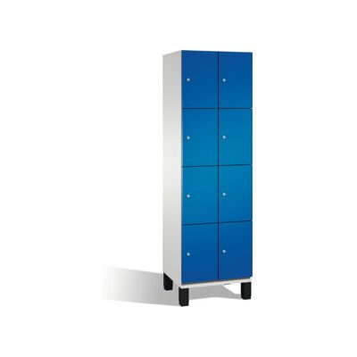 C+P Cabinet Cambio sur pieds, 8 compartiments, H1980xL600xP525mm Façade Gentiane bleu corps gris clair ; C + P Möbelsysteme (45103-20 S10019) - Publicité C+P Cabinet Cambio sur pieds, 8 compartiments, H1980xL600xP525mm Façade Gentiane bleu corps gris clair ; C + P Möbelsysteme (45103-20 S10019) - Publicité