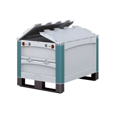 Caisses-palettes pour charges lourdes Bito série SL SLDK86624K l 800 x l 600 x H 741 (30371) - Publicité Caisses-palettes pour charges lourdes Bito série SL SLDK86624K l 800 x l 600 x H 741 (30371) - Publicité