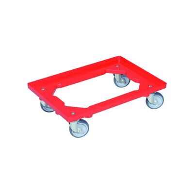 Chariot à caisse Capacité charge 250kg pneus caoutchouc L605xl405mm plastique ro ; Allit (456868) - Publicité Chariot à caisse Capacité charge 250kg pneus caoutchouc L605xl405mm plastique ro ; Allit (456868) - Publicité