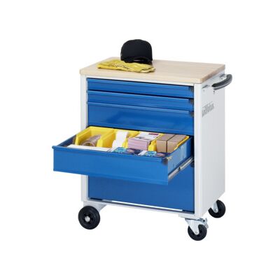 Chariot à outils Rau avec 5 tiroirs hêtre LxPxH 700x500x860mm (02-7350B.11) - Publicité Chariot à outils Rau avec 5 tiroirs hêtre LxPxH 700x500x860mm (02-7350B.11) - Publicité