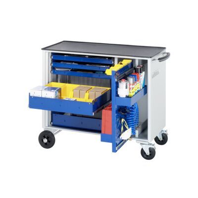 Chariot à outils Rau avec 5 tiroirs métal l x p x h 1025x520x890mm (02-10200.11) - Publicité Chariot à outils Rau avec 5 tiroirs métal l x p x h 1025x520x890mm (02-10200.11) - Publicité