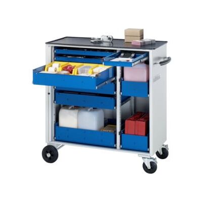 Chariot à outils Rau avec 6 tiroirs métal LxPxH 1025x520x1080mm (02-10850.11) - Publicité Chariot à outils Rau avec 6 tiroirs métal LxPxH 1025x520x1080mm (02-10850.11) - Publicité