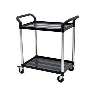 Chariot de service STIER avec 2 étagères, 750 mm de longueur x 460 mm de largeur x 825 mm de hauteur, charge max. 150 kg, nettoyage facile, chariot d'atelier, servante d'atelier (904604) - Publicité Chariot de service STIER avec 2 étagères, 750 mm de longueur x 460 mm de largeur x 825 mm de hauteur, charge max. 150 kg, nettoyage facile, chariot d'atelier, servante d'atelier (904604) - Publicité
