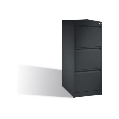 Classeur suspendu C+P Acurado DIN A4, 3 tiroirs, une voie, noir-gris ; C + P Möbelsysteme (12423-311 S00007) - Publicité Classeur suspendu C+P Acurado DIN A4, 3 tiroirs, une voie, noir-gris ; C + P Möbelsysteme (12423-311 S00007) - Publicité