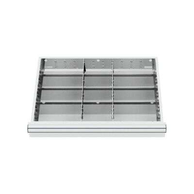 Compartimentage de tiroir STIER, séparations en métal, BLH 100/125 mm, dimensions intérieures 600x450 mm, 12 casiers, 6 x TW 225 (903925) - Publicité Compartimentage de tiroir STIER, séparations en métal, BLH 100/125 mm, dimensions intérieures 600x450 mm, 12 casiers, 6 x TW 225 (903925) - Publicité