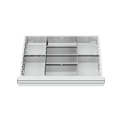 Compartimentage de tiroir STIER, séparations en métal, BLH 100/125 mm, dimensions intérieures 600x450 mm, 8 casiers (CL7E100MT05) - Publicité Compartimentage de tiroir STIER, séparations en métal, BLH 100/125 mm, dimensions intérieures 600x450 mm, 8 casiers (CL7E100MT05) - Publicité