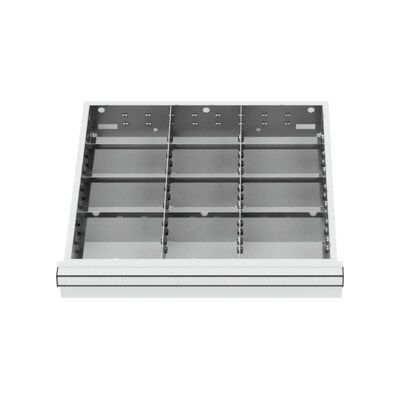 Compartimentage de tiroir STIER, séparations en métal, BLH 150/175 mm, dimensions intérieures 500x450 mm, 12 casiers, 6 x TW 175 (903936) - Publicité Compartimentage de tiroir STIER, séparations en métal, BLH 150/175 mm, dimensions intérieures 500x450 mm, 12 casiers, 6 x TW 175 (903936) - Publicité