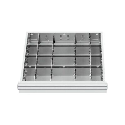 Compartimentage de tiroir STIER, séparations en métal, BLH 150/175 mm, dimensions intérieures 500x450 mm, 20 casiers, 6 x TW 75 (903938) - Publicité Compartimentage de tiroir STIER, séparations en métal, BLH 150/175 mm, dimensions intérieures 500x450 mm, 20 casiers, 6 x TW 75 (903938) - Publicité