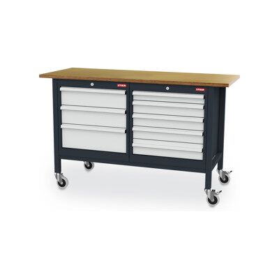 Etabli bureau STIER avec 8 tiroirs lxPxH 1500x600x960 mm (903975) - Publicité Etabli bureau STIER avec 8 tiroirs lxPxH 1500x600x960 mm (903975) - Publicité