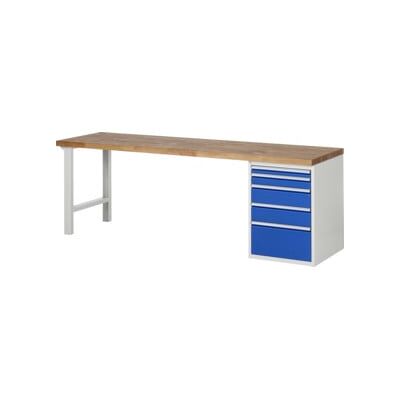 Établi Rau modèle 7511 avec 5 tiroirs l x p x h 2500x900x840mm (03-7511A1-259B4S.11) - Publicité Établi Rau modèle 7511 avec 5 tiroirs l x p x h 2500x900x840mm (03-7511A1-259B4S.11) - Publicité