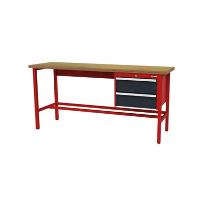 établi STIER avec 2 tiroirs de 200 mm, lxPxH 2 000x600x960 mm, RAL 3020 / RAL 7016 (906339) - Publicité établi STIER avec 2 tiroirs de 200 mm, lxPxH 2 000x600x960 mm, RAL 3020 / RAL 7016 (906339) - Publicité