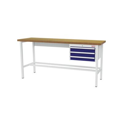 établi STIER avec 3 tiroirs de 100 mm, lxPxH 2 000x600x960 mm, RAL 3020 / RAL 7016 (906363) - Publicité établi STIER avec 3 tiroirs de 100 mm, lxPxH 2 000x600x960 mm, RAL 3020 / RAL 7016 (906363) - Publicité