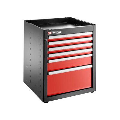 Facom Armoire basse JLS3 6 tiroirs rouge (JLS3-MBS6T) - Publicité Facom Armoire basse JLS3 6 tiroirs rouge (JLS3-MBS6T) - Publicité