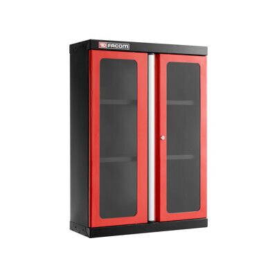 Facom Armoire modulaire JLS3 avec 2 portes vitrées rouge (JLS3-MHSPV) - Publicité Facom Armoire modulaire JLS3 avec 2 portes vitrées rouge (JLS3-MHSPV) - Publicité