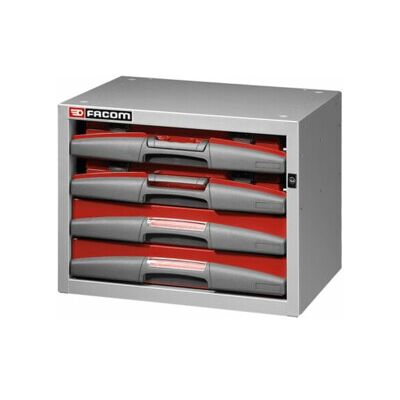 Facom Petit meuble profond 4 tiroirs fixes/amovibles F50000101 (F50000101) - Publicité Facom Petit meuble profond 4 tiroirs fixes/amovibles F50000101 (F50000101) - Publicité