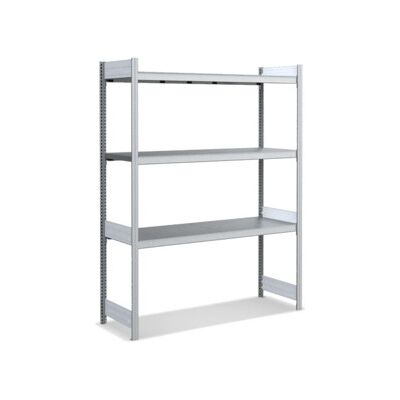Grundfeld Set / 350kg 1999x1562x524 Etagère 3 niveaux galvanisée de Bito (C1255-0013) - Publicité Grundfeld Set / 350kg 1999x1562x524 Etagère 3 niveaux galvanisée de Bito (C1255-0013) - Publicité