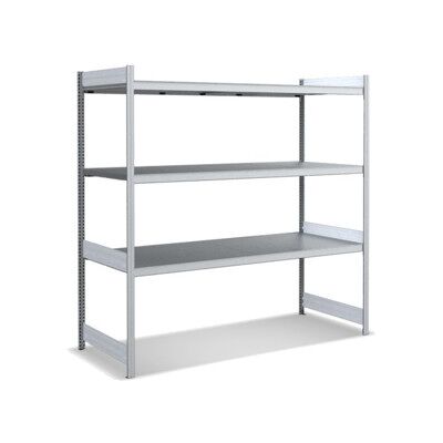 Grundfeld Set / 350kg 1999x2066x824 Etagère 3 niveaux galvanisée de Bito (C1255-0021) - Publicité Grundfeld Set / 350kg 1999x2066x824 Etagère 3 niveaux galvanisée de Bito (C1255-0021) - Publicité