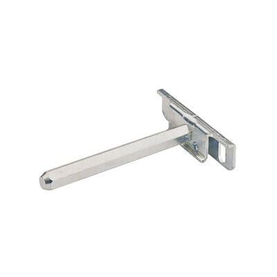 Hettich MB Support d'étagère avec goujon porteur SW 10 mm Titane 47661, L 100 mm STA galvanisé (047661) - Publicité Hettich MB Support d'étagère avec goujon porteur SW 10 mm Titane 47661, L 100 mm STA galvanisé (047661) - Publicité