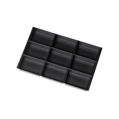 Kit de compartimentation Rau pour tiroirs Tiroir-E H 60-360mm Bac à matériel 9 compartiments (E-ET-MS-T9) - Publicité Kit de compartimentation Rau pour tiroirs Tiroir-E H 60-360mm Bac à matériel 9 compartiments (E-ET-MS-T9) - Publicité