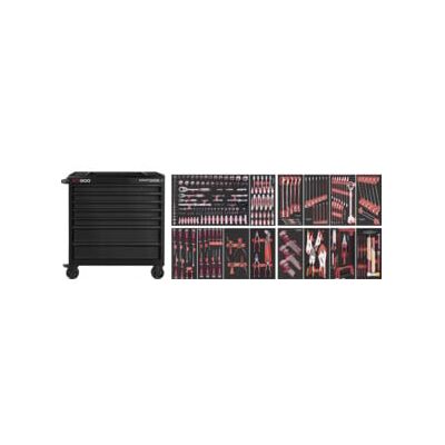 Kraftwerk BT LINE Chariot d'atelier BT900, 7 tiroirs noir, 291 pcs (102.217.BLK4) - Publicité Kraftwerk BT LINE Chariot d'atelier BT900, 7 tiroirs noir, 291 pcs (102.217.BLK4) - Publicité
