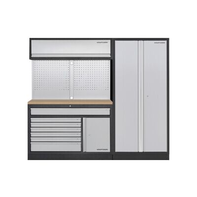 Kraftwerk MOBILIO 2 pcs combo large, panneau perforé, armoire haute 2t, hêtre (3964K-H2W1-K1) - Publicité Kraftwerk MOBILIO 2 pcs combo large, panneau perforé, armoire haute 2t, hêtre (3964K-H2W1-K1) - Publicité