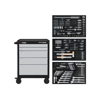 Kraftwerk Servantes d'atelier LT LINE LT700, 5 tiroirs, 259 pcs. (102.105.204) - Publicité Kraftwerk Servantes d'atelier LT LINE LT700, 5 tiroirs, 259 pcs. (102.105.204) - Publicité