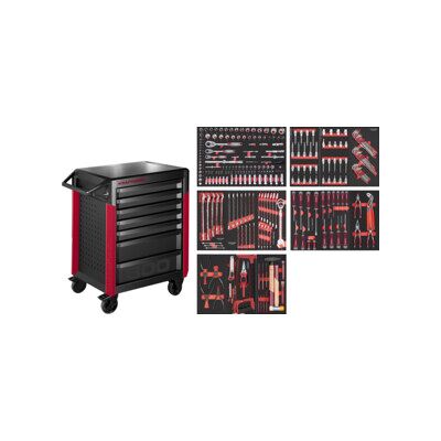Kraftwerk Servantes d'atelier PRO LINE PT800 7 tiroirs 283 pcs. (102.417.009) - Publicité Kraftwerk Servantes d'atelier PRO LINE PT800 7 tiroirs 283 pcs. (102.417.009) - Publicité