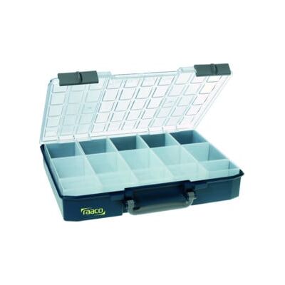 Mallette de rangement Carry Lite B415xP330xH80mm 15 comp. ; raaco (136310) - Publicité Mallette de rangement Carry Lite B415xP330xH80mm 15 comp. ; raaco (136310) - Publicité