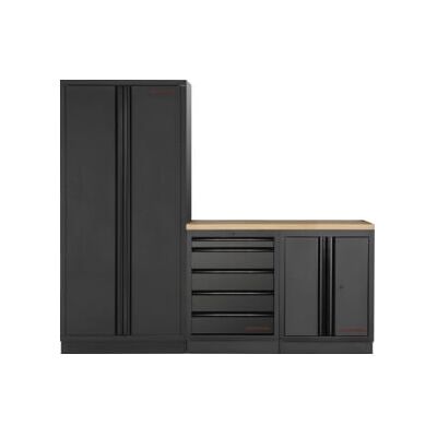 Mobilier d'atelier Mobilio 3 éléments Kraftwerk, armoire haute (3964K-BLK-012) - Publicité Mobilier d'atelier Mobilio 3 éléments Kraftwerk, armoire haute (3964K-BLK-012) - Publicité