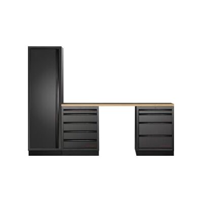 Mobilier d'atelier Mobilio 3 éléments Kraftwerk, armoire haute, contreplaqué hêtre (3964K-BLK-014) - Publicité Mobilier d'atelier Mobilio 3 éléments Kraftwerk, armoire haute, contreplaqué hêtre (3964K-BLK-014) - Publicité