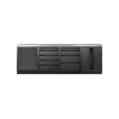 Mobilier d'atelier Mobilio 4 éléments Kraftwerk, acier inoxydable (3964K-BLK-004-IX) - Publicité Mobilier d'atelier Mobilio 4 éléments Kraftwerk, acier inoxydable (3964K-BLK-004-IX) - Publicité