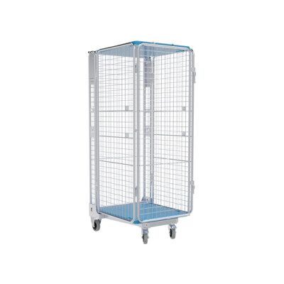 nestainer® ADB 1600 KU Chariot de transport 730 × 870 mm, galvanisé bleu 5 côtés ; E. S. B. (N57308701600CC01OZB46) - Publicité nestainer® ADB 1600 KU Chariot de transport 730 × 870 mm, galvanisé bleu 5 côtés ; E. S. B. (N57308701600CC01OZB46) - Publicité