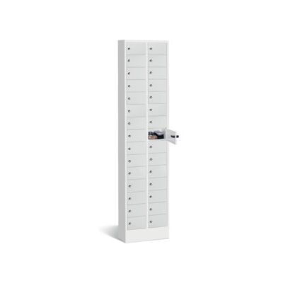 Petite armoire C+P Intro avec 30 compartiments, H1950xL460xP200mm avant gris clair corps gris clair gris clair ; C + P Möbelsysteme (80700-201 S10014) - Publicité Petite armoire C+P Intro avec 30 compartiments, H1950xL460xP200mm avant gris clair corps gris clair gris clair ; C + P Möbelsysteme (80700-201 S10014) - Publicité