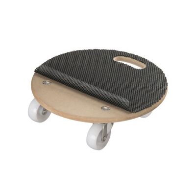 Plateau roulant STIER Basic+ round avec tapis antidérapant, charge max. 250kg , 380 x 18 mm, chariot à roulette, plate-forme sur roulette (904223) - Publicité Plateau roulant STIER Basic+ round avec tapis antidérapant, charge max. 250kg , 380 x 18 mm, chariot à roulette, plate-forme sur roulette (904223) - Publicité